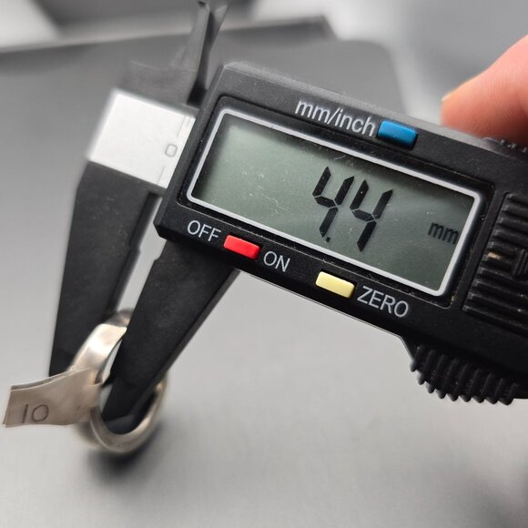 Sterling Silver A925 Black Onyx Dome Ring Size 10 Vining Leaf Scroll 8.81g - Picture 8 of 12